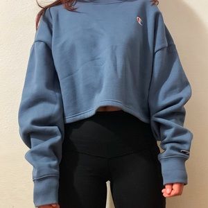 champion crop sweatshirt